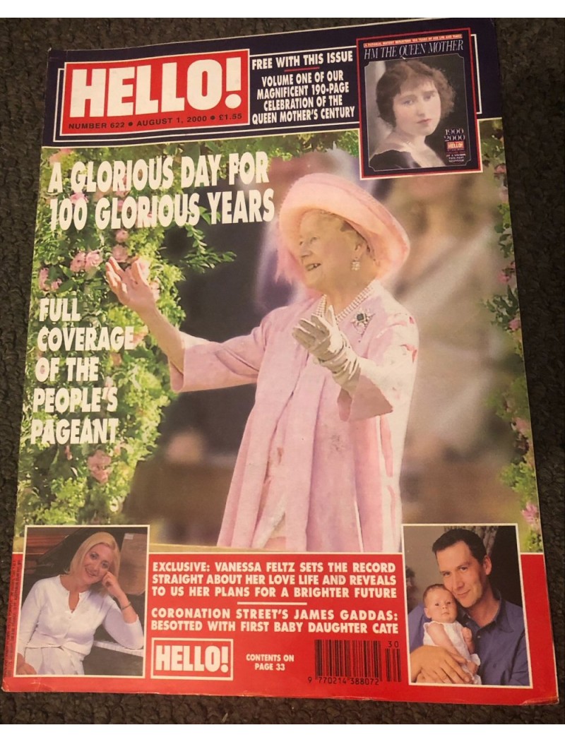 Hello Magazine Issue 622 1st August 2000