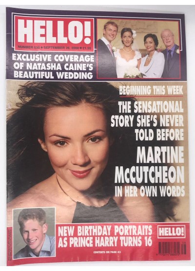 Hello Magazine Issue 630 26th September 2000