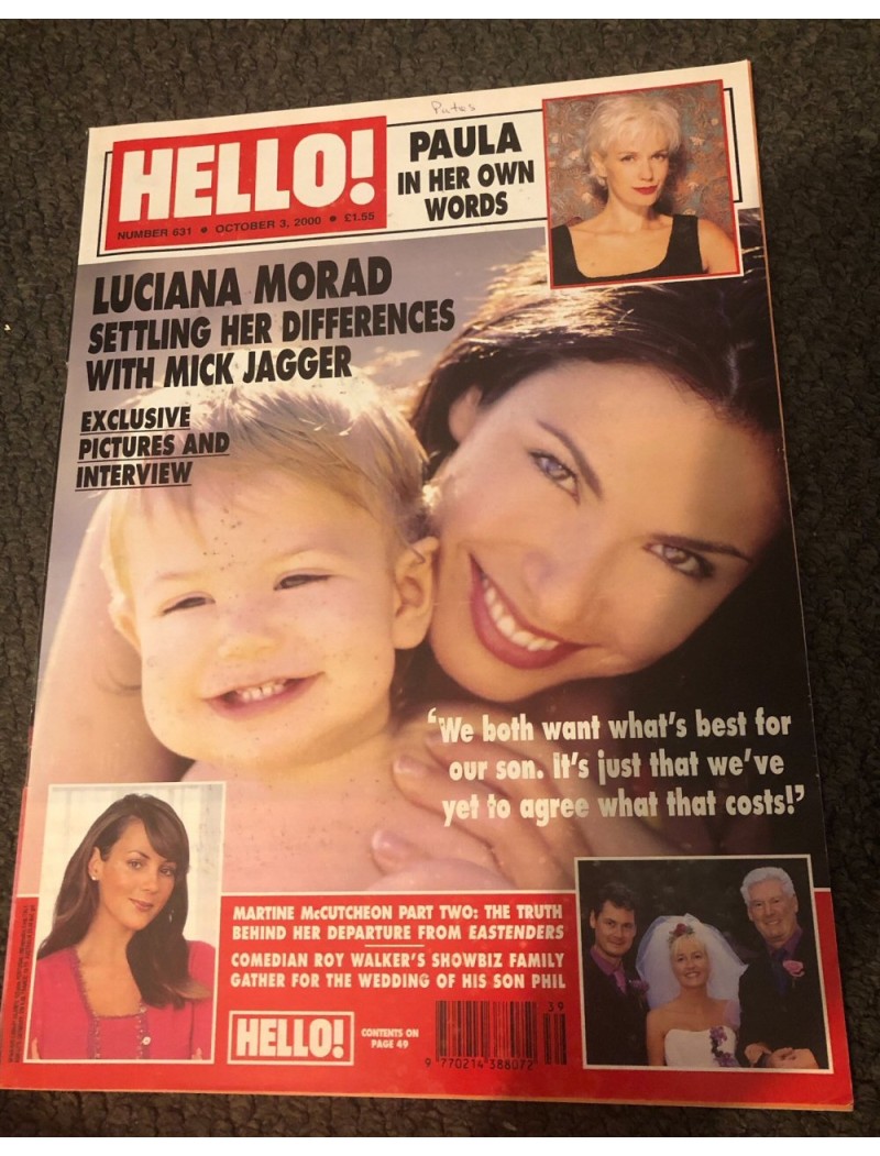 Hello Magazine Issue 631 3rd October 2000