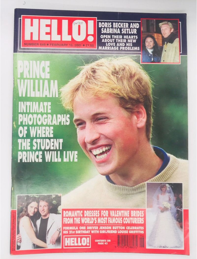 Hello Magazine Issue 649 13th February 2000 Hello Magazine Issue 649 13th February 2000