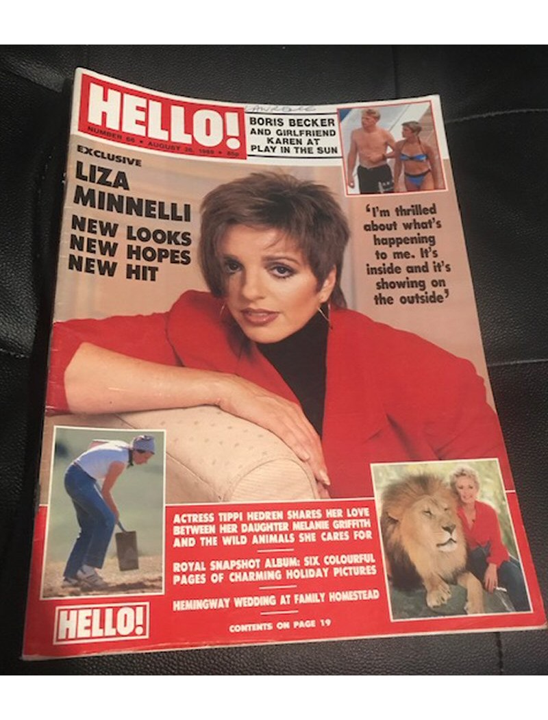 Hello Magazine Issue 66 26th August 1989 Hello Magazine Issue 66 26th August 1989