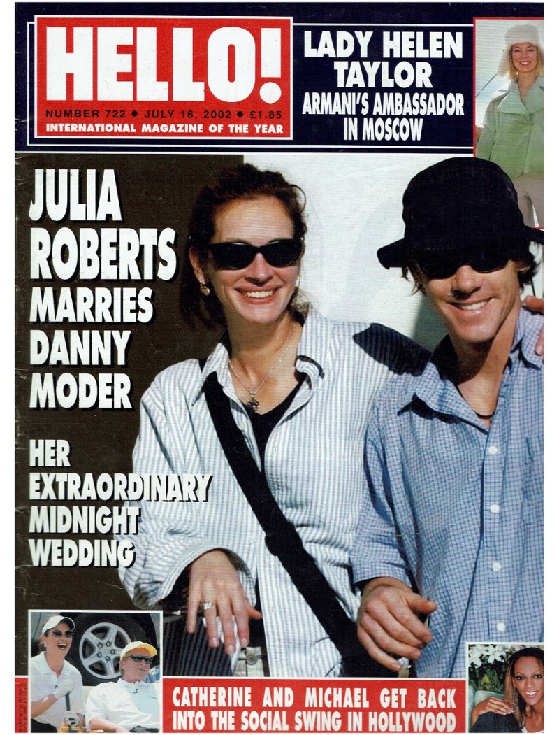 Hello Magazine Issue 722 16th July 2002