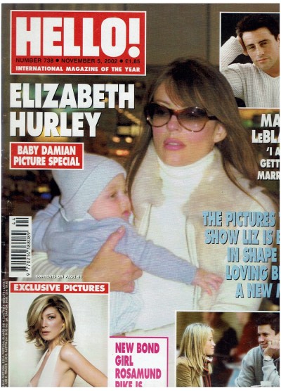 Hello Magazine Issue 738 5th November 2002