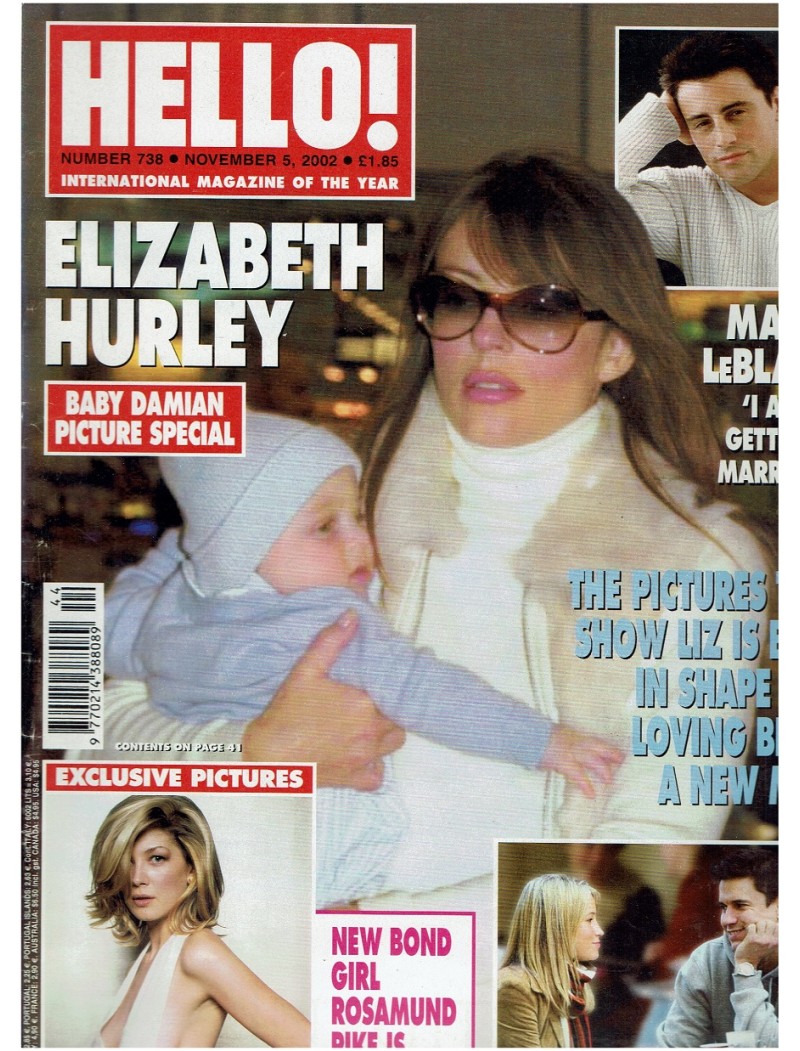 Hello Magazine Issue 738 5th November 2002