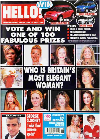 Hello Magazine Issue 742 3rd December 2002