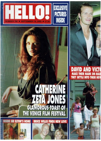 Hello Magazine Issue 782 16th September 2003