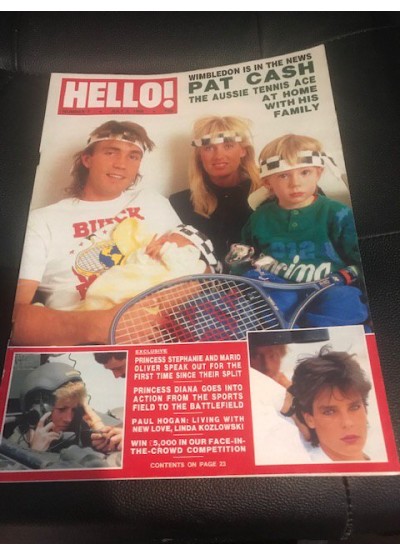 Hello Magazine Issue 7 2nd July 1988 Pat Cash