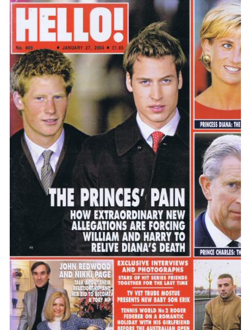 Hello Magazine Issue 800 27th January 2004 Hello Magazine Issue 800 27th January 2004