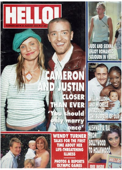 Hello Magazine Issue 830 24th August 2004