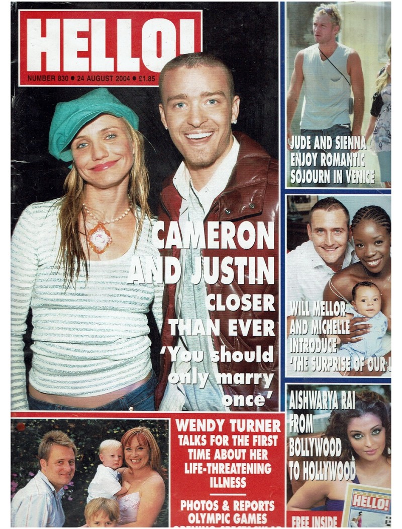 Hello Magazine Issue 830 24th August 2004