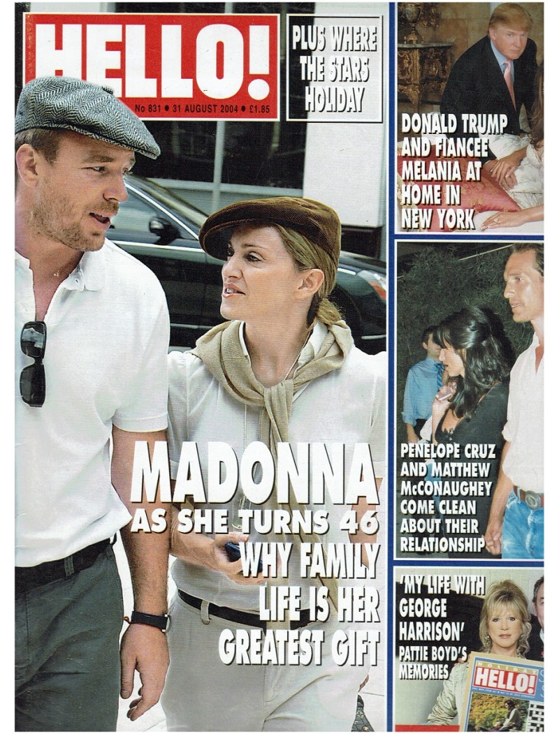 Hello Magazine Issue 831 31st August 2004