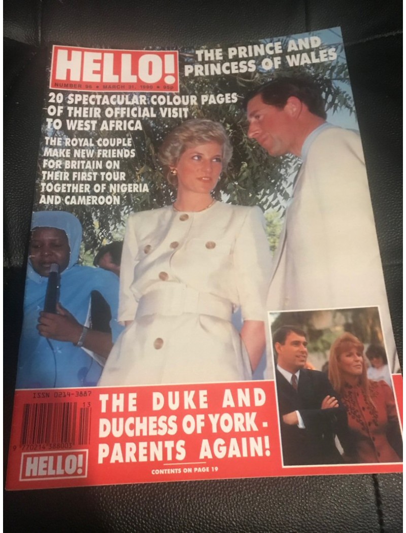 Hello Magazine Issue 96 31st March 1990 Hello Magazine Issue 96 31st March 1990
