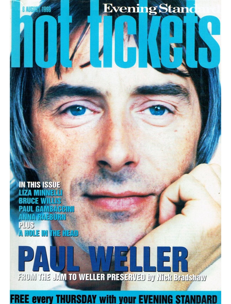 Hot Tickets Magazine 6th August 1998 Hot Tickets Magazine 6th August 1998