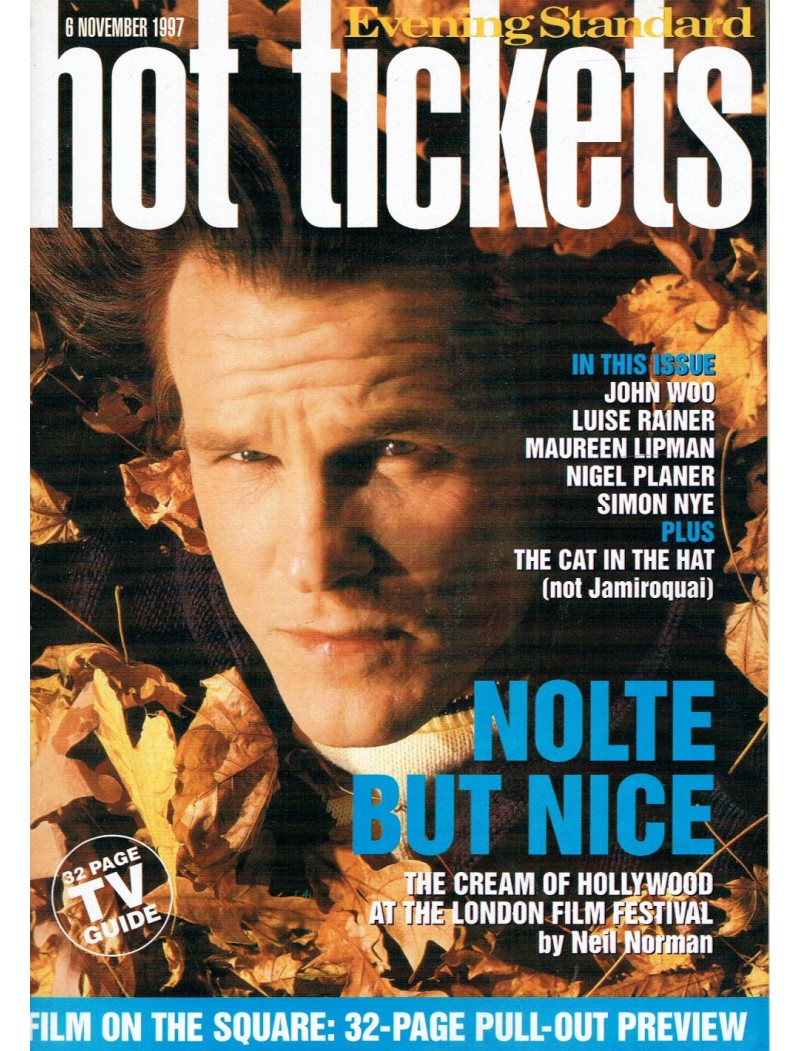 Hot Tickets Magazine 6th November 1997 Hot Tickets Magazine 6th November 1997