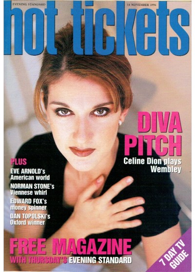 Hot Tickets Magazine 14th November 1996