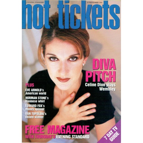 Hot Tickets Magazine - 1996 14/11/96