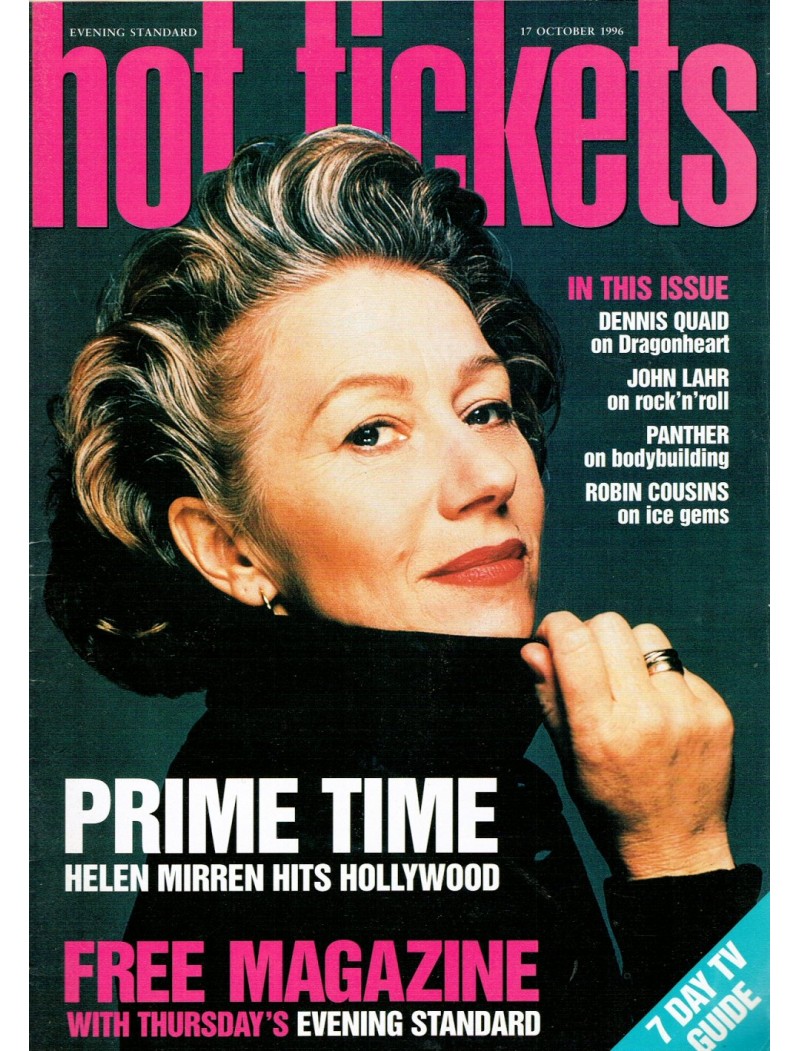 Hot Tickets Magazine 17th October 1996 Hot Tickets Magazine 17th October 1996