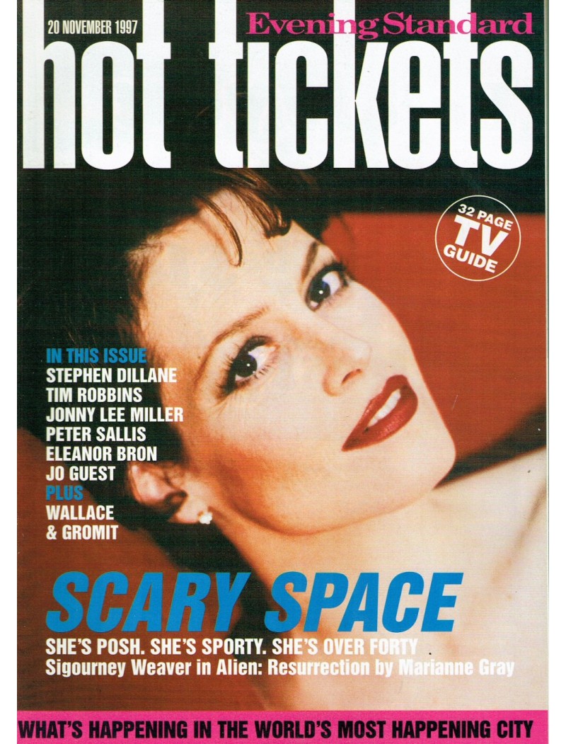 Hot Tickets Magazine 20th November 1997 Hot Tickets Magazine 20th November 1997