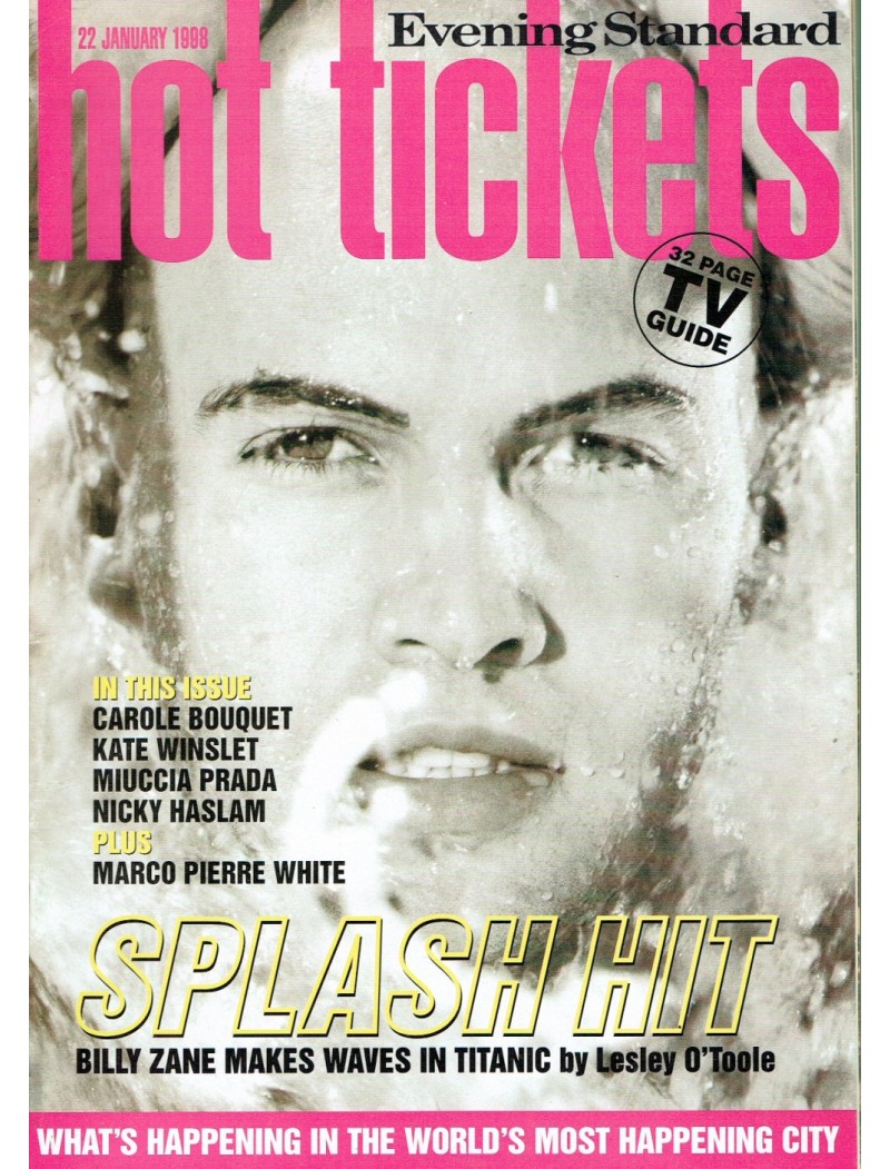 Hot Tickets Magazine 22nd January 1998 Hot Tickets Magazine 22nd January 1998