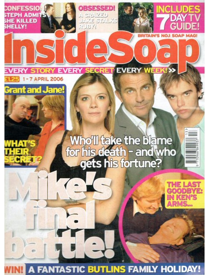 Inside Soap Magazine 1st April 2006 Inside Soap Magazine 1st April 2006