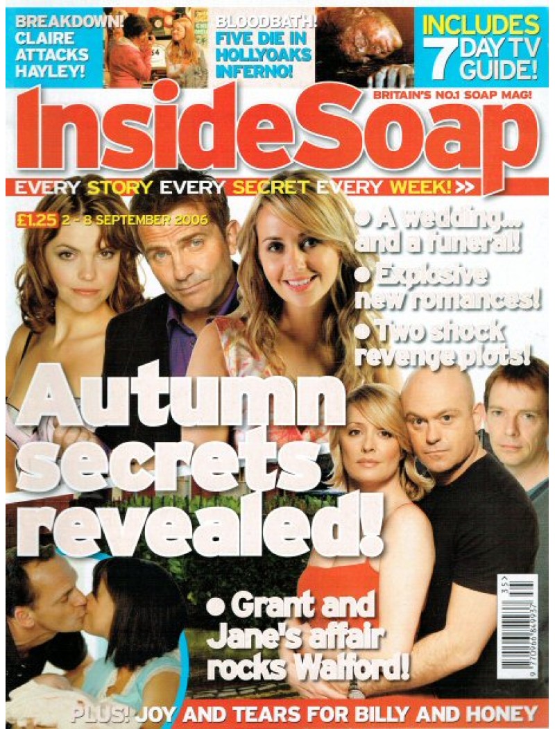 Inside Soap Magazine 2nd September 2006 Inside Soap Magazine 2nd September 2006