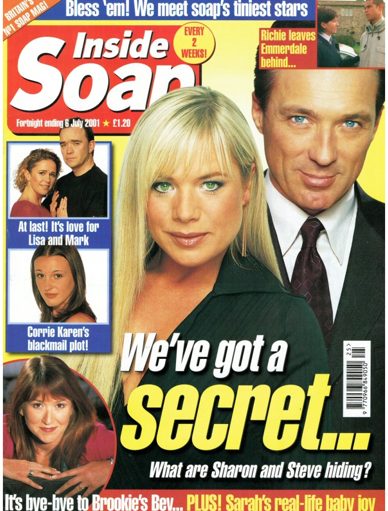 Inside Soap 6th July 2001 Inside Soap 6th July 2001
