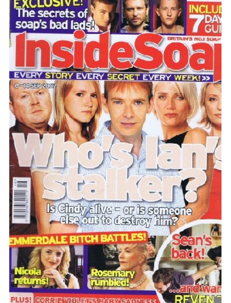 Inside soap 8th September 2007 Inside soap 8th September 2007