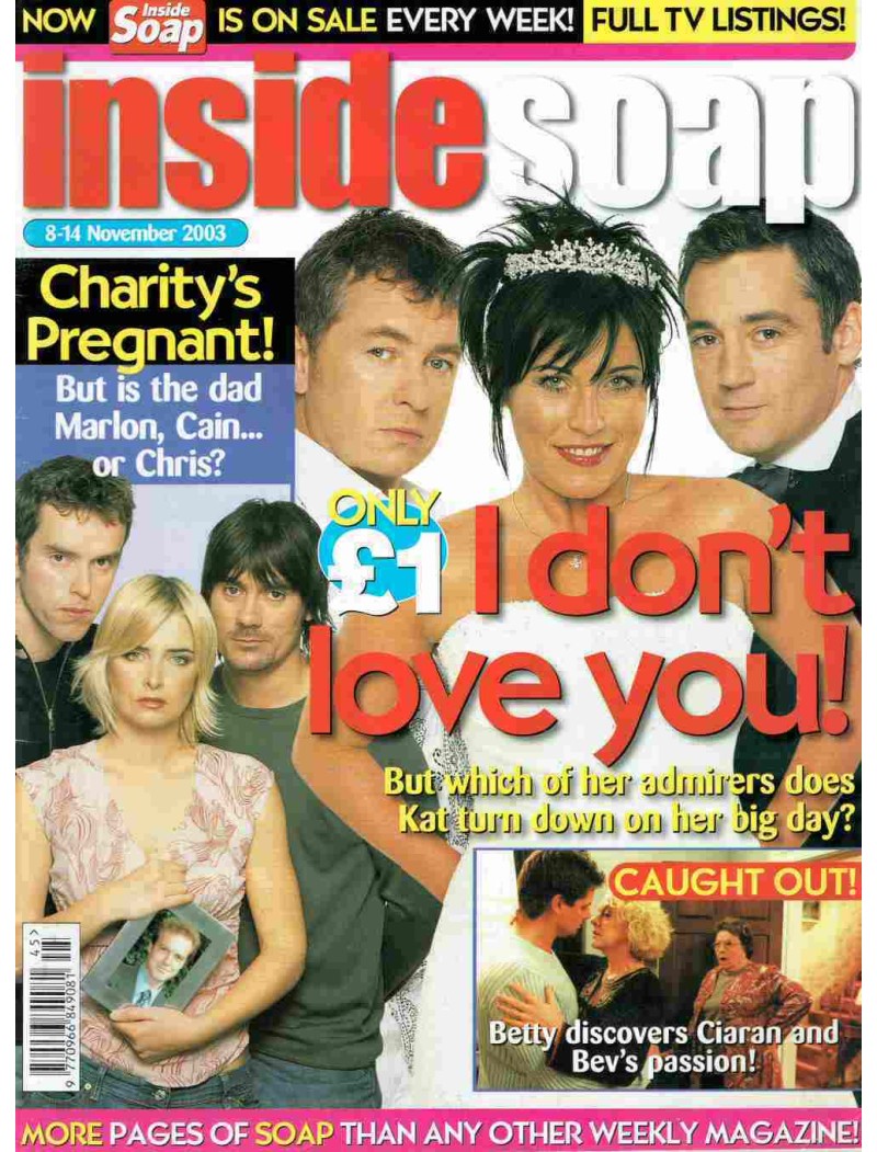 Inside Soap - 2003 08/11/03 Inside Soap - 2003 08/11/03