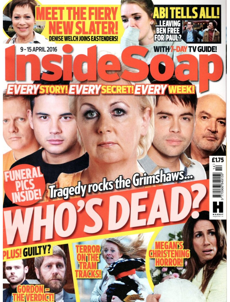 Inside Soap Magazine 9th April 2016