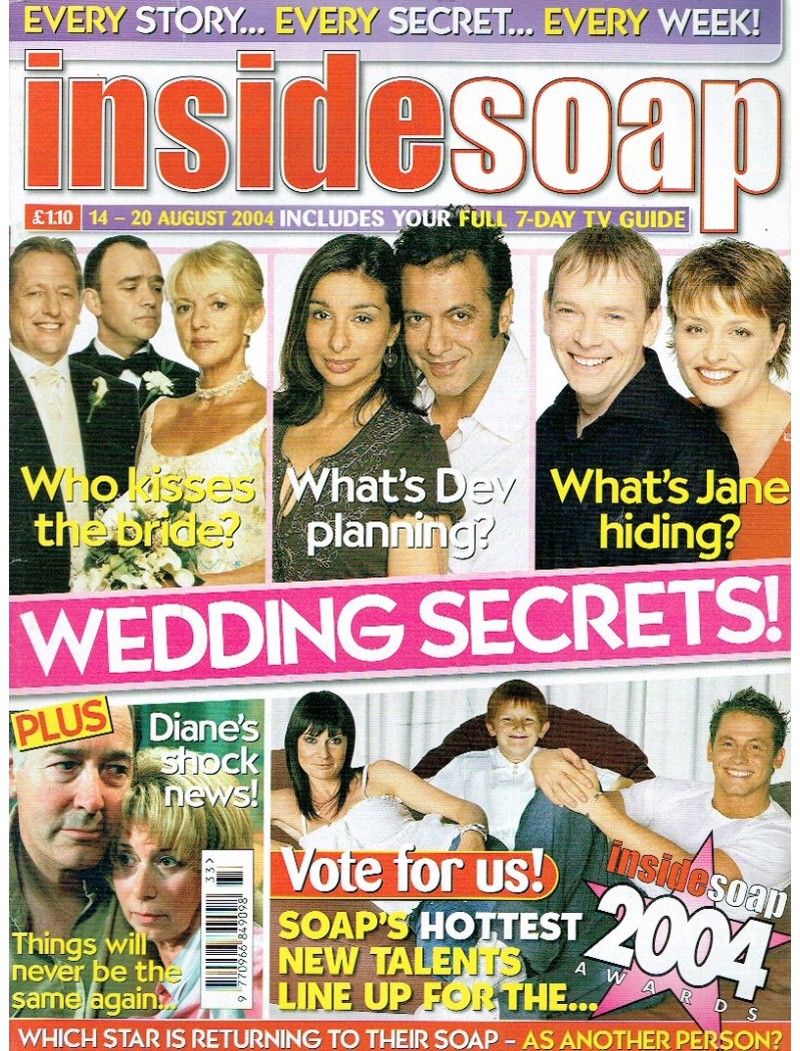Inside Soap 14th August 2004