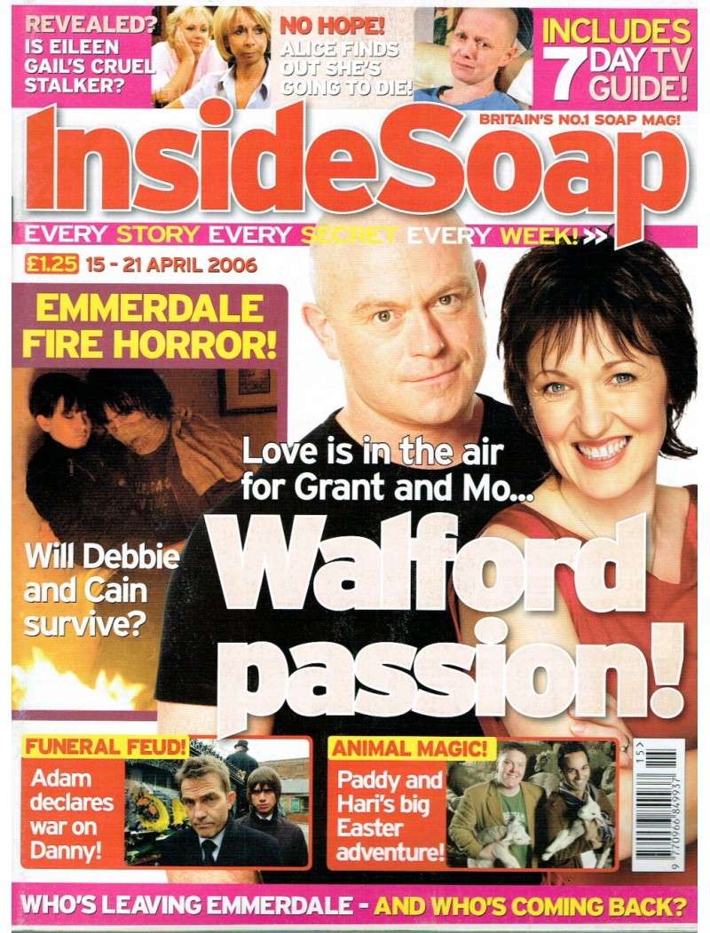 Inside Soap Magazine 15th April 2006 Inside Soap Magazine 15th April 2006