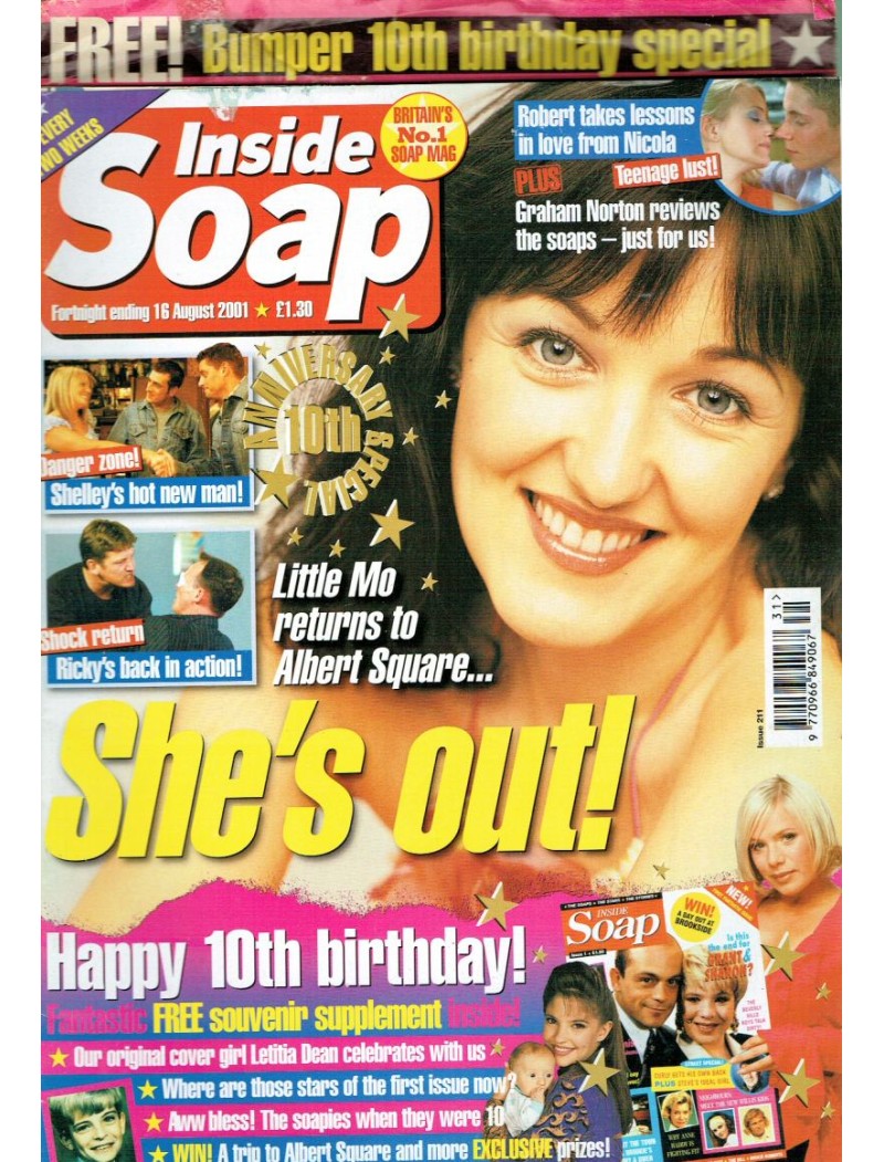 Inside Soap 16th August 2001 Inside Soap 16th August 2001