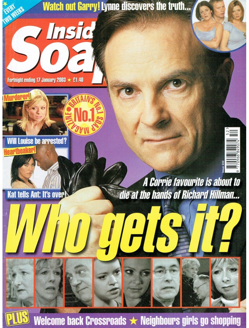 Inside Soap - 2003 17/01/03 Inside Soap - 2003 17/01/03