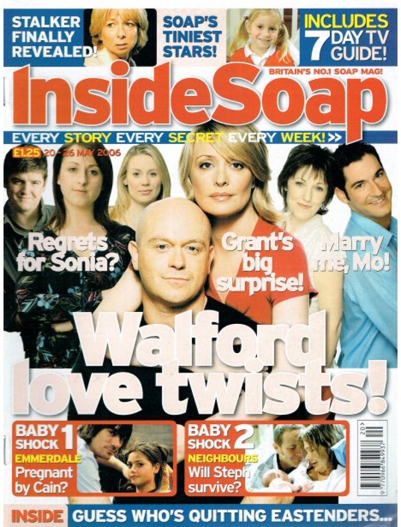 Inside Soap Magazine 20th May 2006 Inside Soap Magazine 20th May 2006