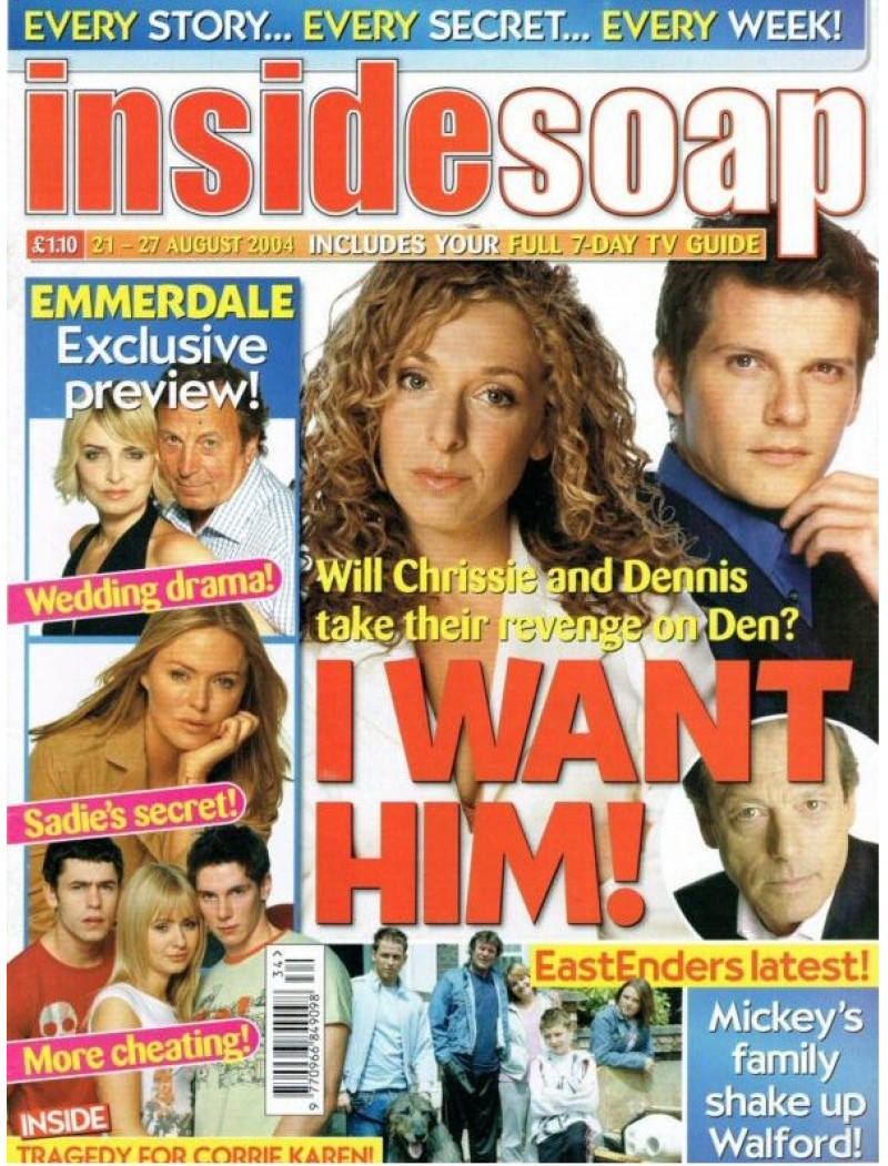 Inside Soap - 2004 21/08/04 Inside Soap - 2004 21/08/04