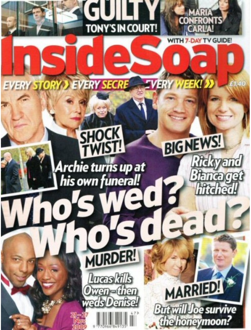 Inside Soap 21st November 2009 Inside Soap 21st November 2009