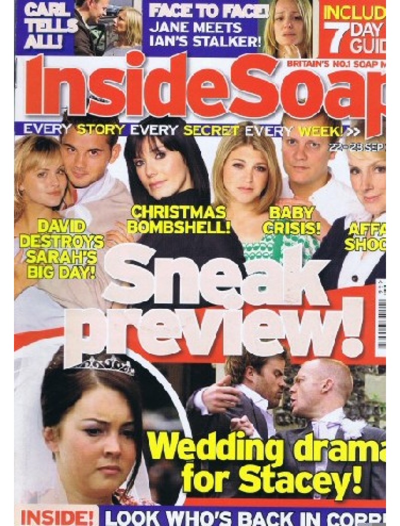 Inside Soap Magazine 22nd September 2007 Inside Soap Magazine 22nd September 2007