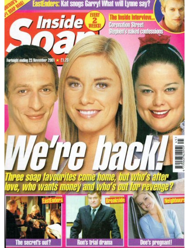 Inside Soap 23rd November 2001 Inside Soap 23rd November 2001