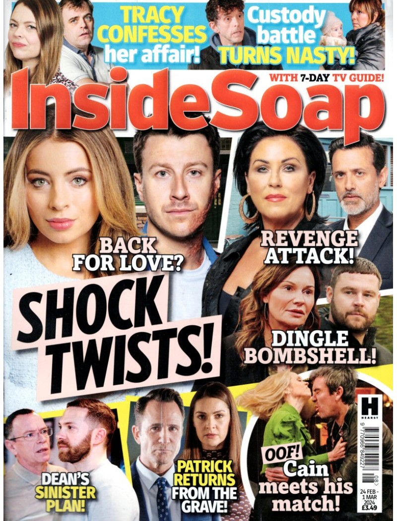 Inside Soap Magazine - 2024 24th February 2024 Emmerdale Ant & Dec Andrew Garfield