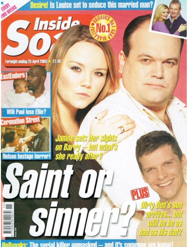 Inside Soap - 2003 25/04/03 Inside Soap - 2003 25/04/03