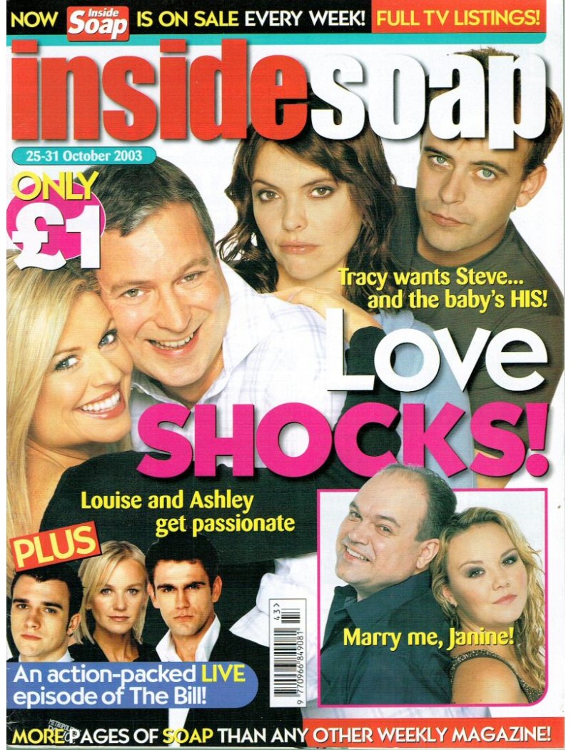 Inside Soap - 2003 25/10/03 Inside Soap - 2003 25/10/03