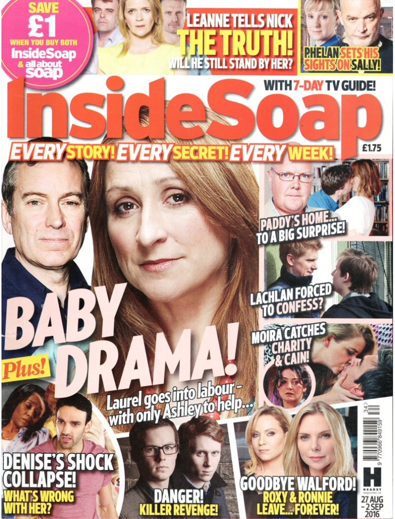 Inside Soap Magazine 27th August 2016 Inside Soap Magazine 27th August 2016