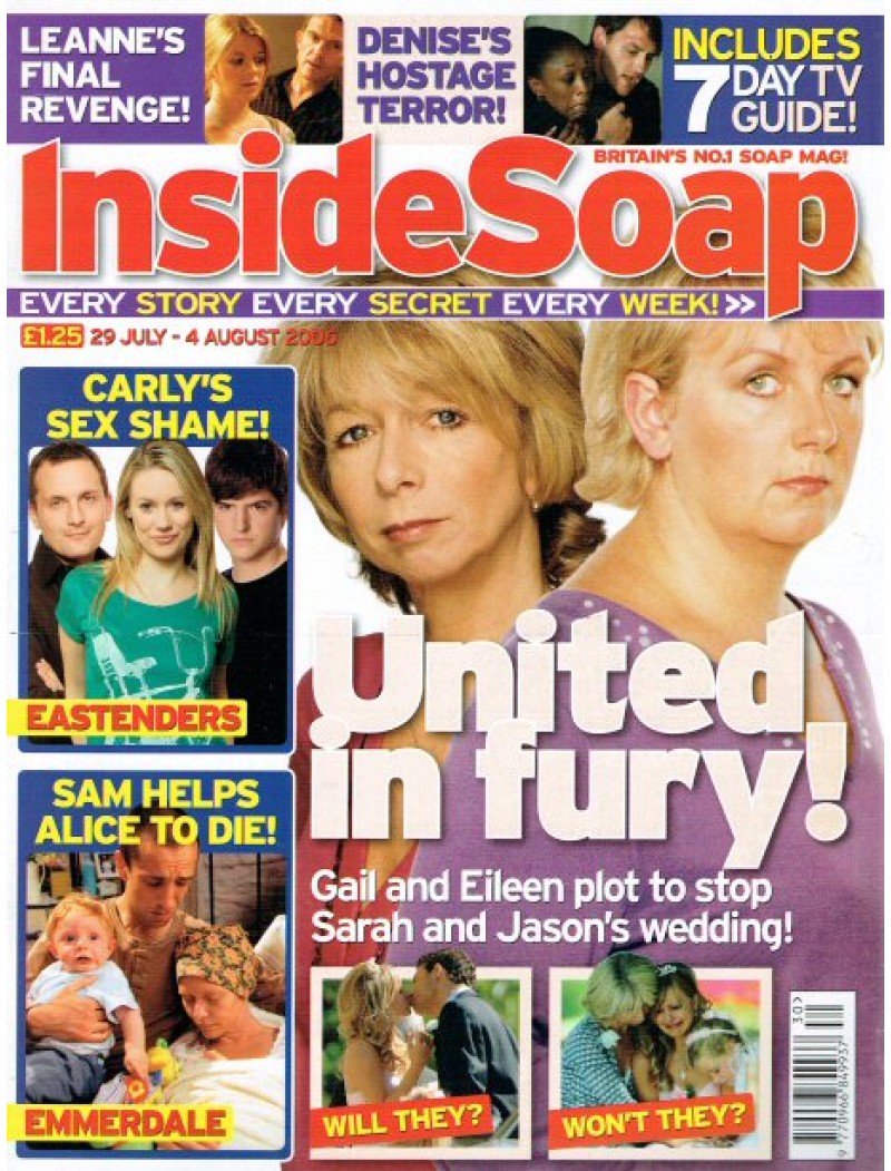 Inside Soap Magazine 29th July 2006 Inside Soap Magazine 29th July 2006