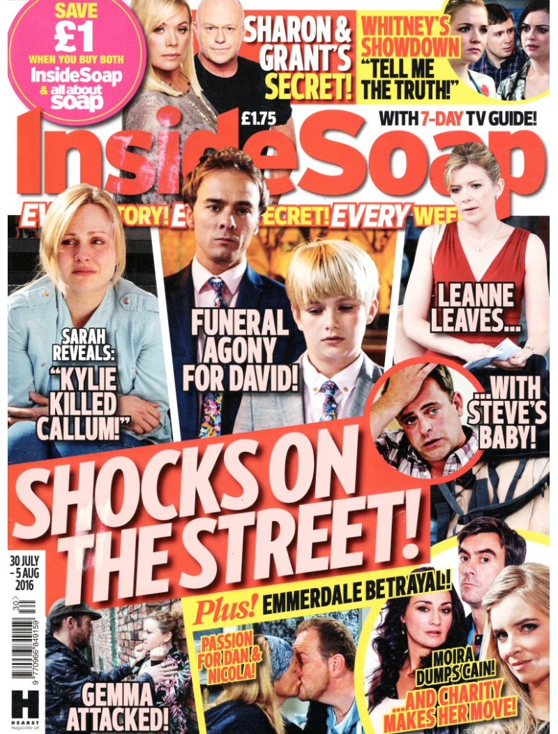 Inside Soap Magazine 30th July 2016 Inside Soap Magazine 30th July 2016