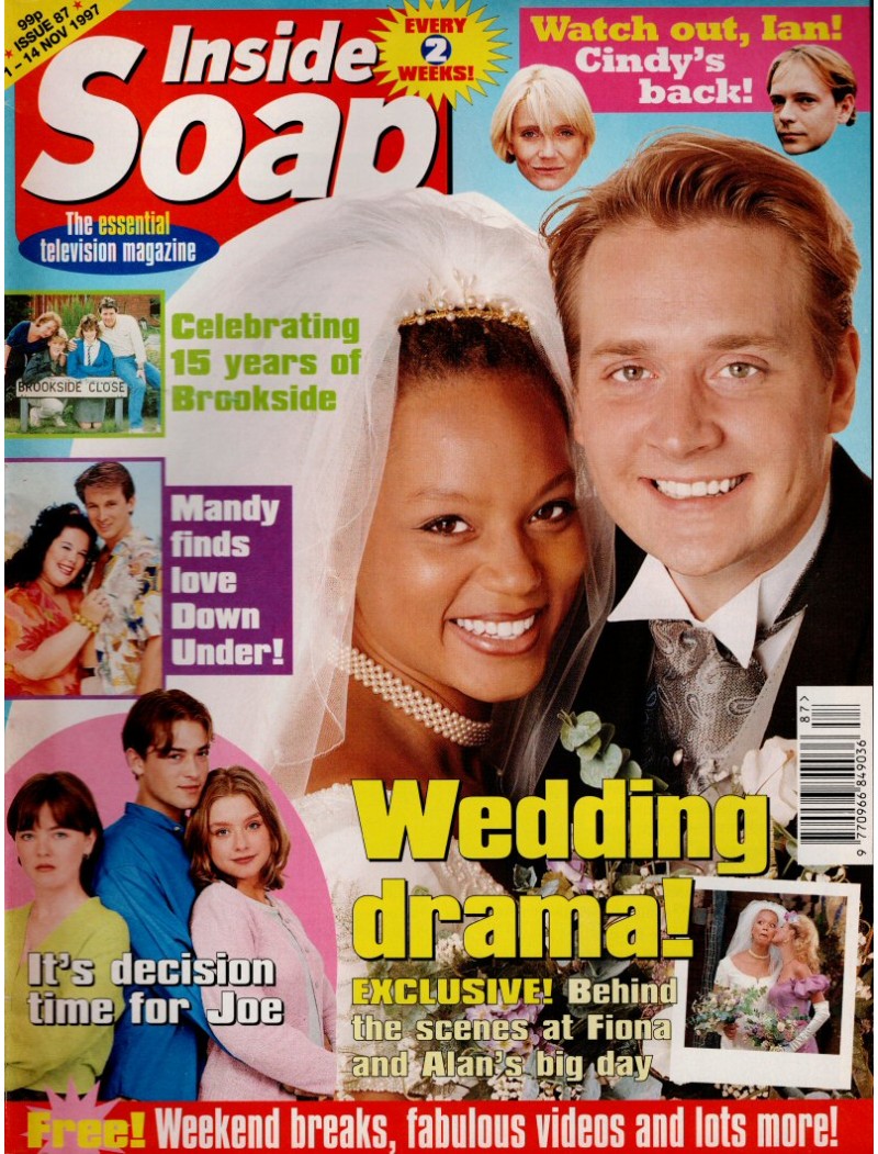 Inside Soap Issue 87 1st November 1997