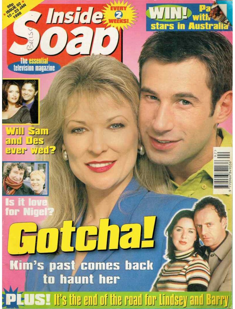 Inside Soap Issue 92 10th January 1998 Inside Soap Issue 92 10th January 1998