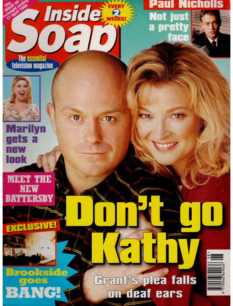 Inside Soap Issue 98 17th April 1998 Inside Soap Issue 98 17th April 1998
