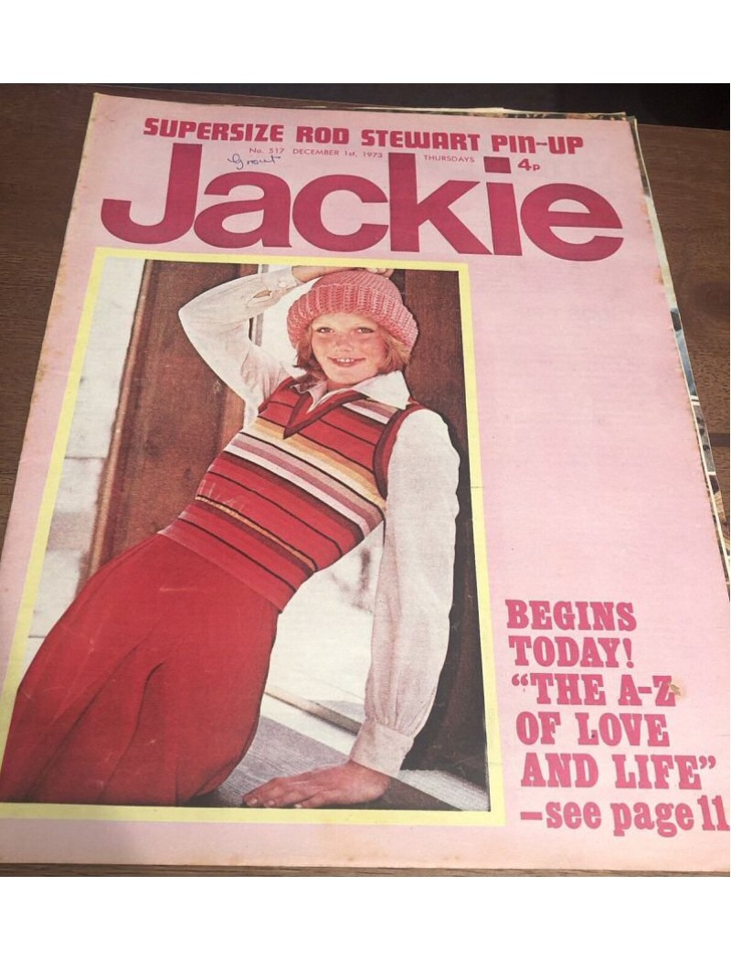 Jackie Magazine - 1973 1st December 1973