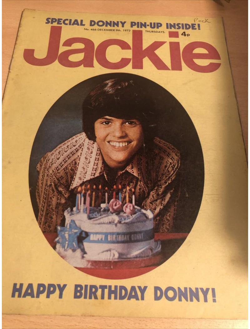 Jackie Magazine - 1972 9th December 1972