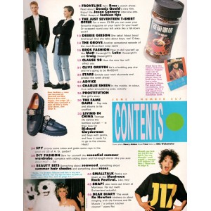 Just Seventeen Magazine - 1988 01/06/88